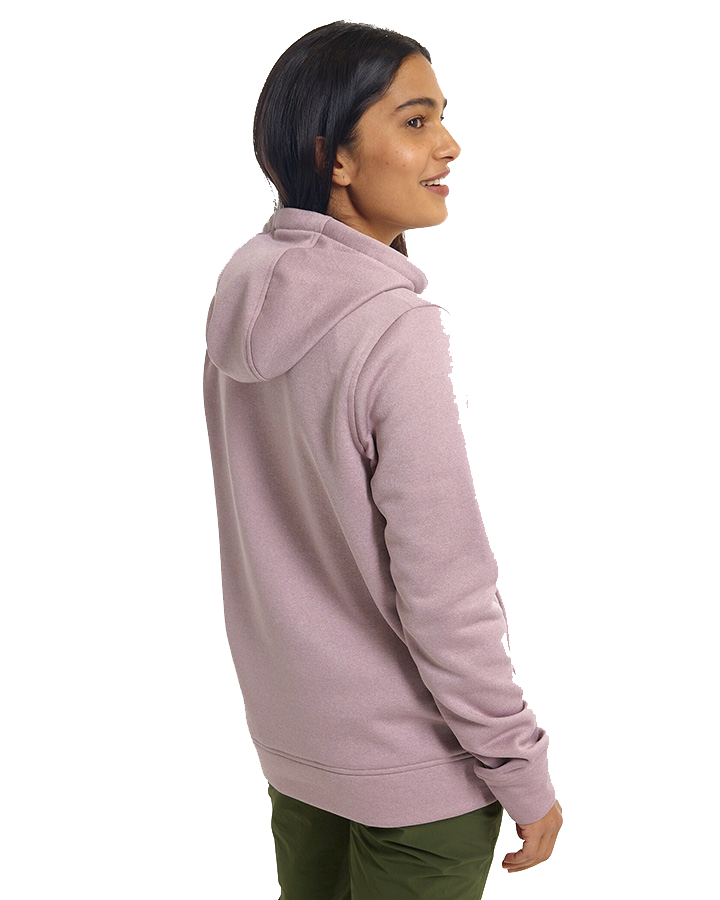 Burton Women's Oak Pullover Hoodie - Elderberry Heather Hoodies & Sweatshirts - Trojan Wake Ski Snow