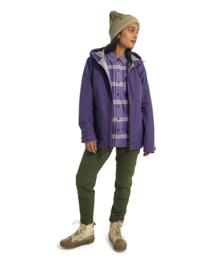 Burton Womens Multipath Gore-Tex 2L Jacket - Violet Halo - 2023 Snow Jackets - Trojan Wake Ski Snow