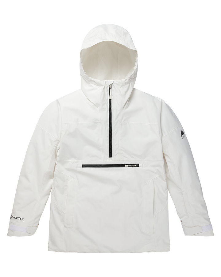 Burton Women's Pillowline Gore-Tex 2L Anorak Snow Jacket - Stout White Snow Jackets - Trojan Wake Ski Snow