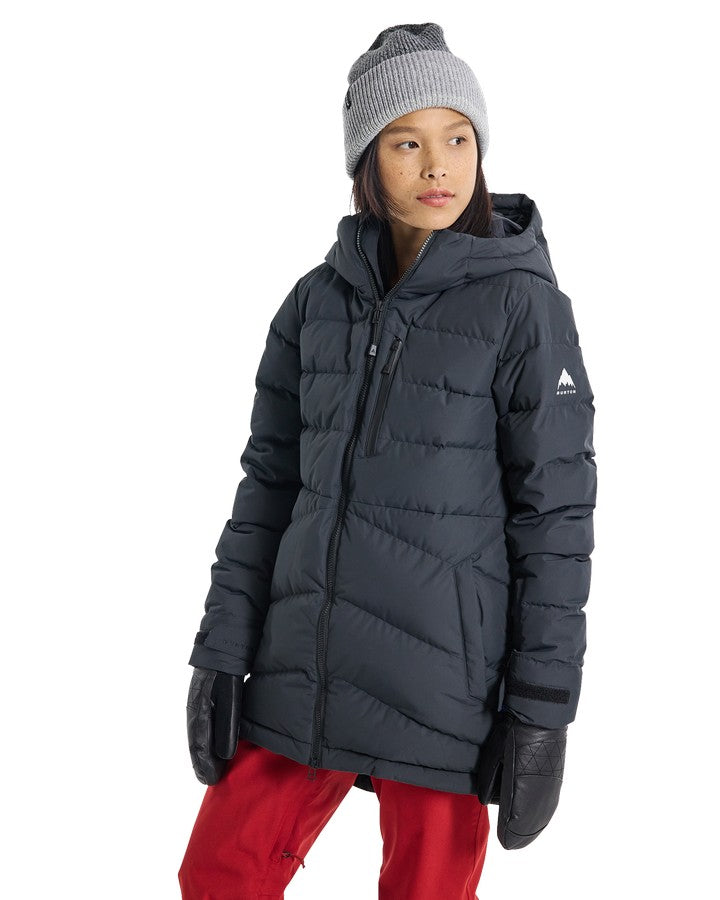 Burton Womens Loyil Down Jacket - True Black - 2024 Snow Jackets - Trojan Wake Ski Snow