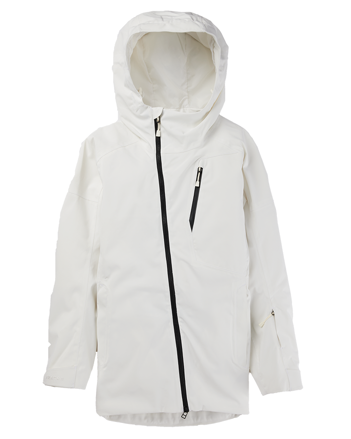 Burton Women's Pyne 2L Snow Jacket - Stout White Snow Jackets - Trojan Wake Ski Snow