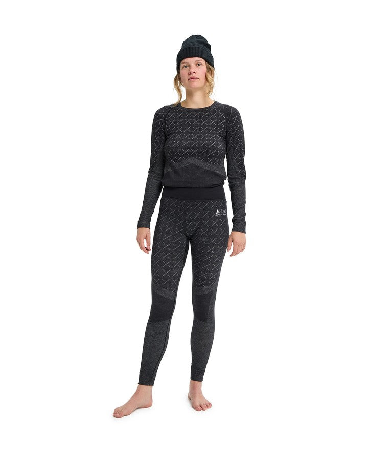 Burton Womens [ak]® Slokar Pants - True Black/Grey Cloud - 2023 Thermals - Trojan Wake Ski Snow