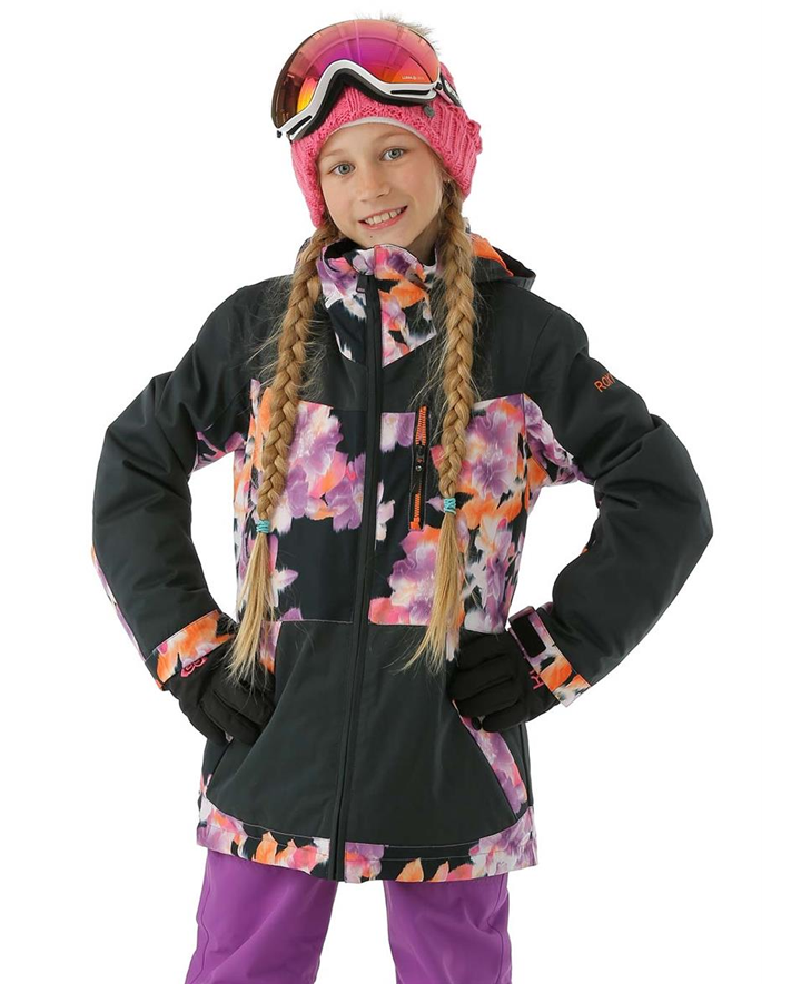 Roxy Presence Girls Snow Jacket - Jorja - 2022 Snow Jackets - Trojan Wake Ski Snow