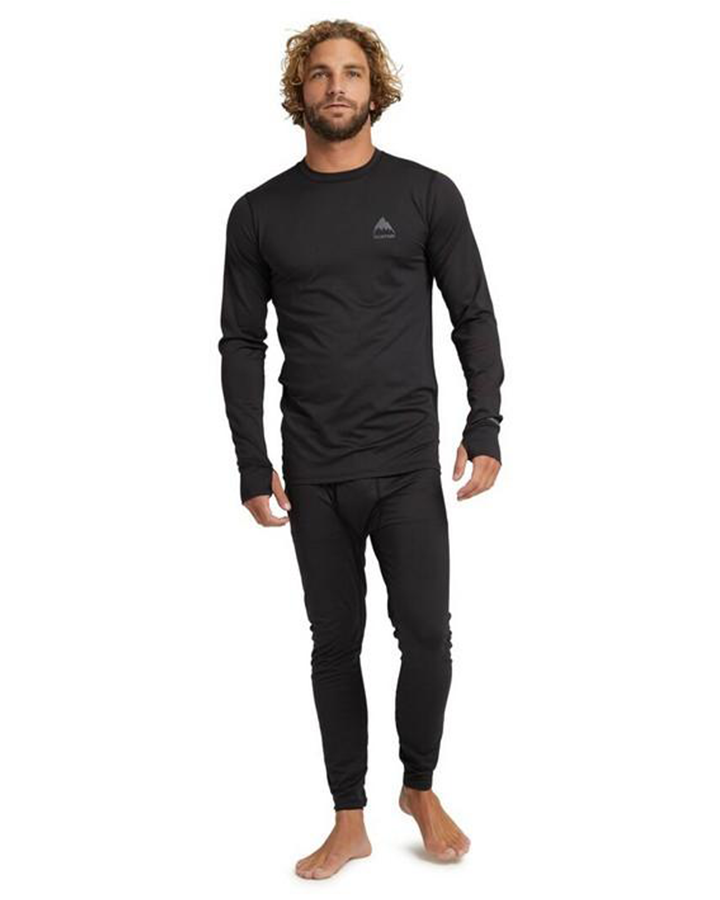 Burton Men's Lightweight X Base Layer Pants - True Black Thermals - Trojan Wake Ski Snow