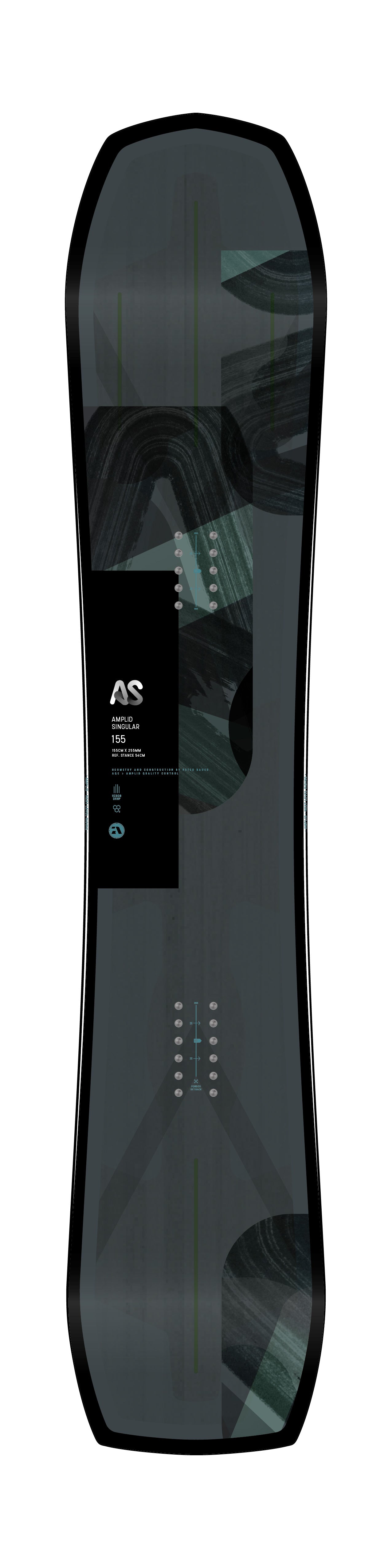 Amplid Singular Snowboard - 2027 Unisex Snowboards - Trojan Wake Ski Snow