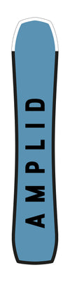 Amplid Singular Snowboard - 2027 Unisex Snowboards - Trojan Wake Ski Snow