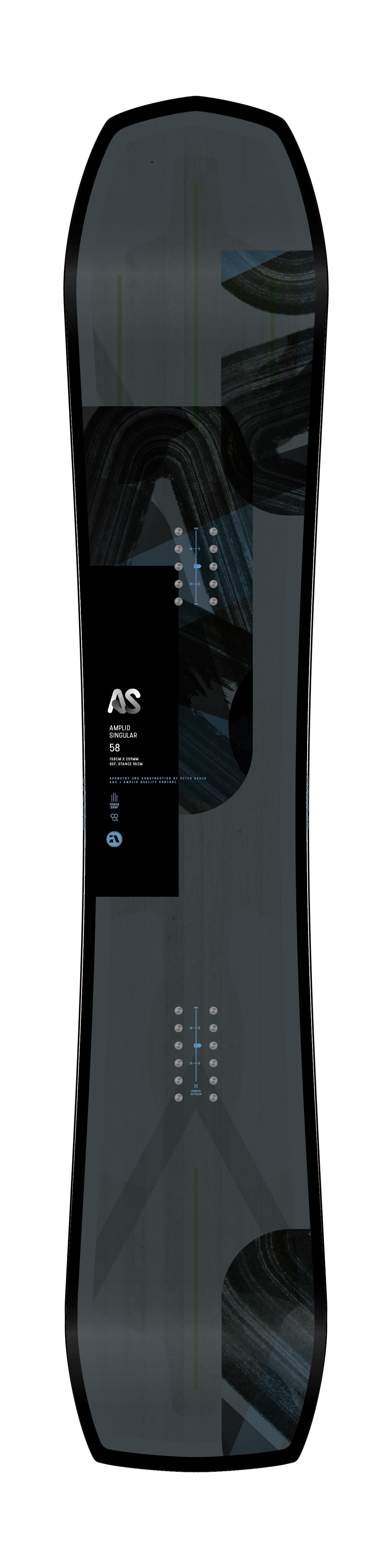 Amplid Singular Snowboard - 2027 Unisex Snowboards - Trojan Wake Ski Snow