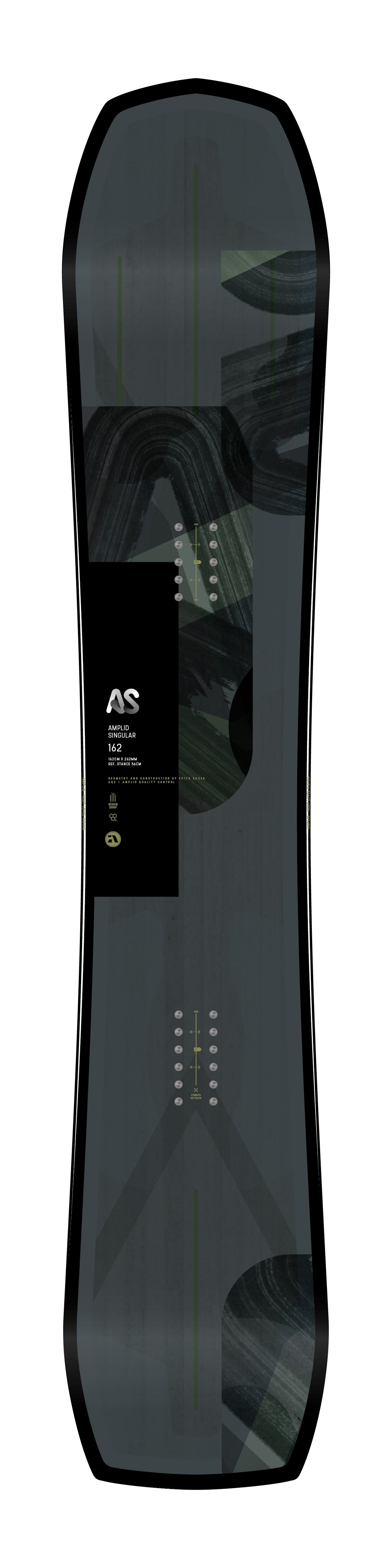 Amplid Singular Snowboard - 2027 Unisex Snowboards - Trojan Wake Ski Snow