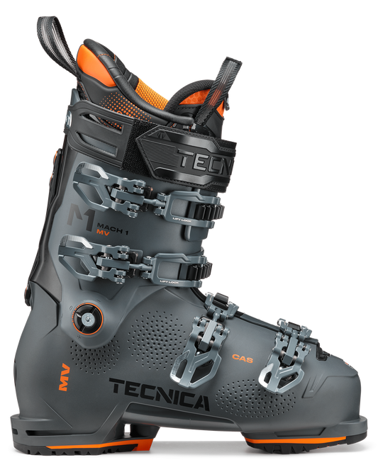 Tecnica Mach1 MV 110 Td GW Snow Ski Boots - Race Grey - 2024 Men's Snow Ski Boots - SnowSkiersWarehouse