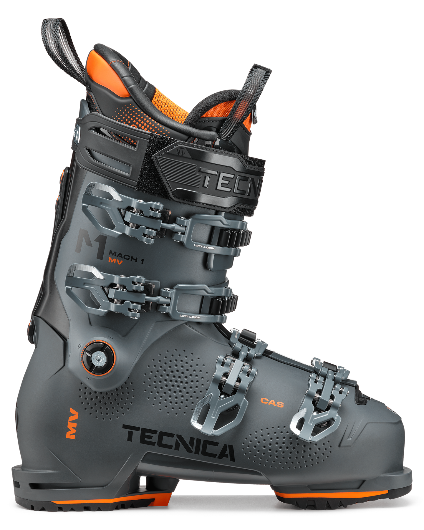Tecnica Mach1 MV 110 Td GW Snow Ski Boots - Race Grey - 2024 Snow Ski Boots - Mens - SnowSkiersWarehouse