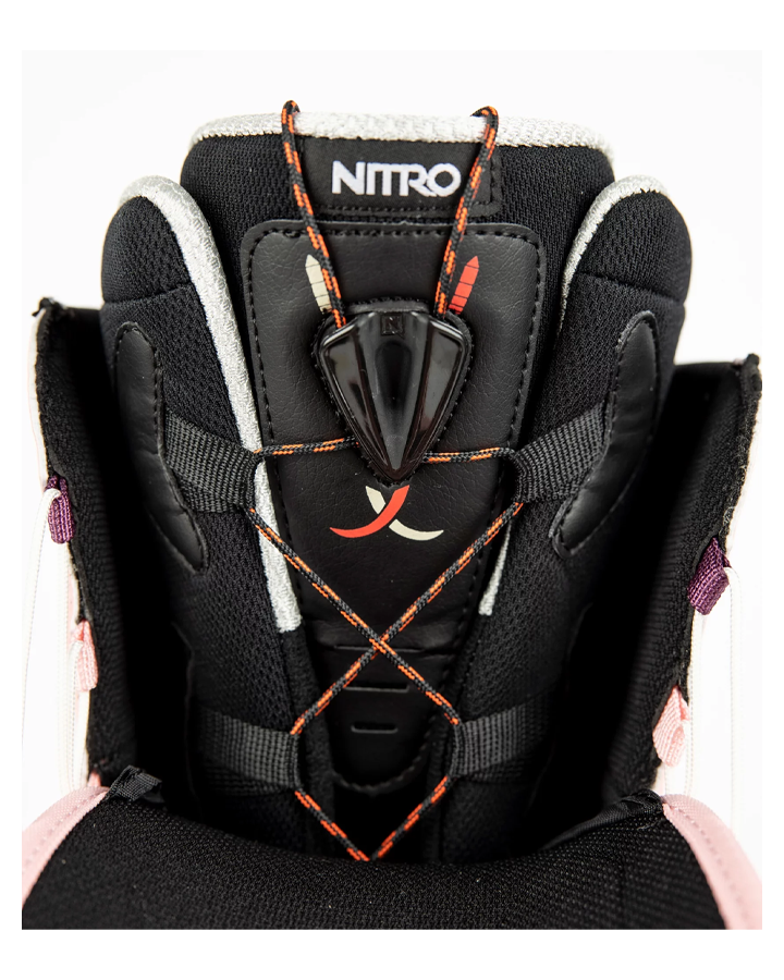 Nitro Scala TLS Womens Snowboard Boots - Rose/White - 2023 Snowboard Boots - Trojan Wake Ski Snow