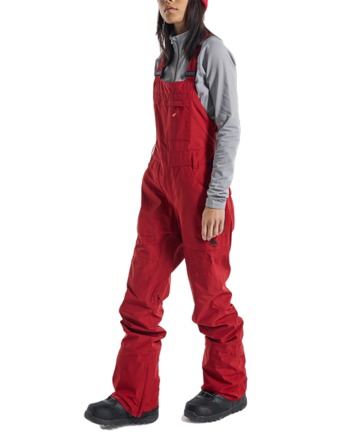 Burton Gore Tex Avalaon Bib - Sun Dried Tomato - 2023 Snow Bibs - Trojan Wake Ski Snow