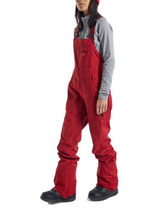 Burton Gore Tex Avalaon Bib - Sun Dried Tomato - 2023 Snow Bibs - Trojan Wake Ski Snow