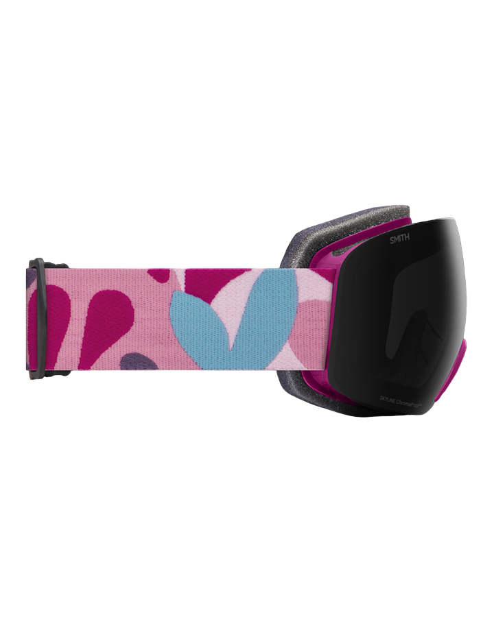 Smith Skyline Snow Goggles - Fuschia Oversized Shapes / ChromaPop Sun Black - 2022 Snow Goggles - Trojan Wake Ski Snow