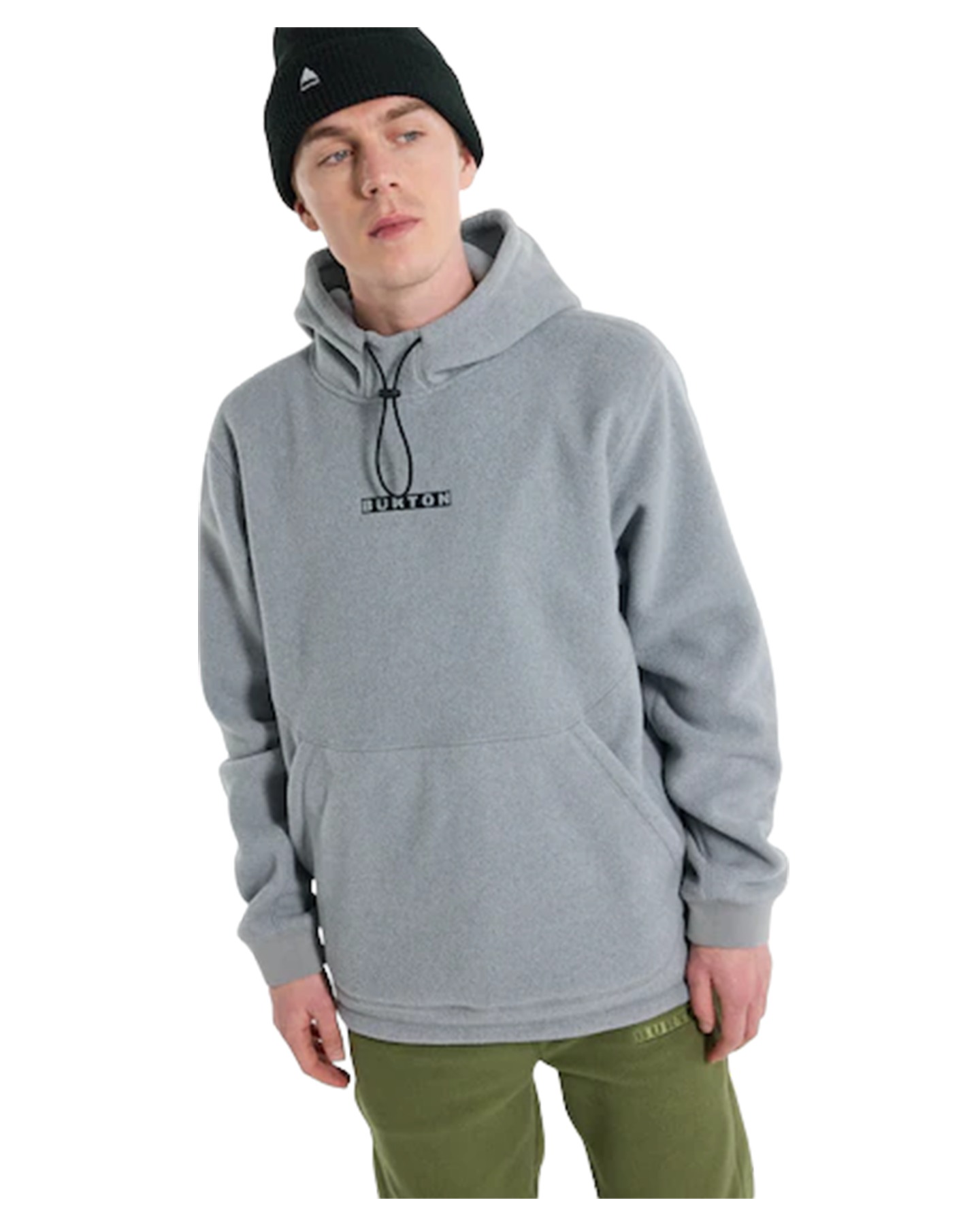 Burton Cinder Hooded Pullover - Gray Heather Hoodies & Sweatshirts - Trojan Wake Ski Snow