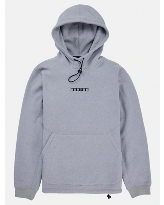 Burton Cinder Hooded Pullover - Gray Heather Unisex Hoodies - Trojan Wake Ski Snow