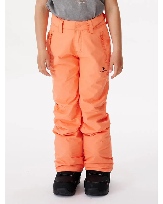 Rip Curl Olly Kids Snow Pants - Salmon - 2023 Kids' Snow Pants - SnowSkiersWarehouse