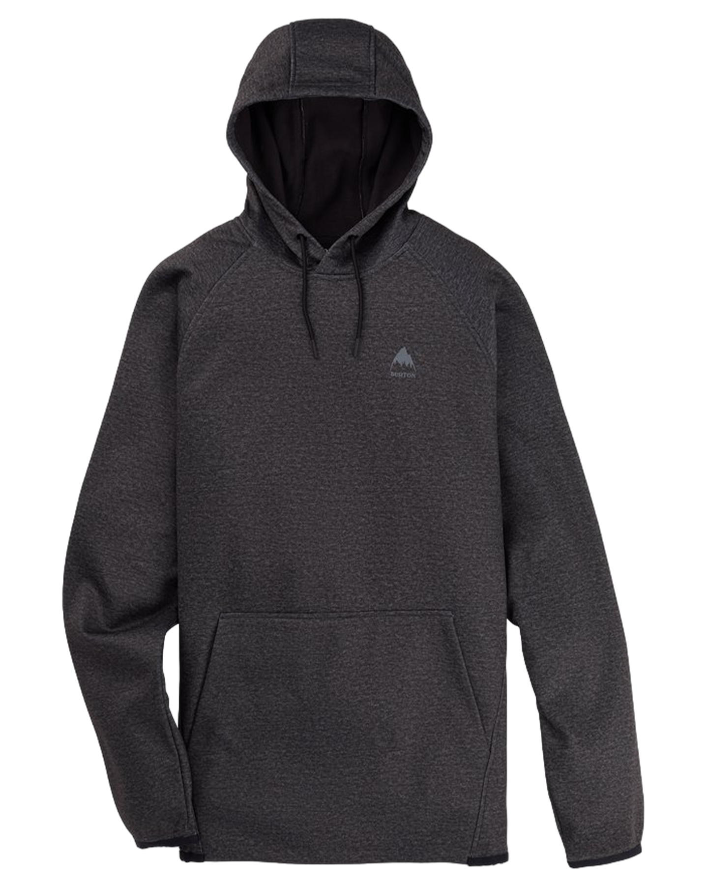 Burton Men's Crown Weatherproof Pullover Fleece - True Black Heather Hoodies & Sweatshirts - Trojan Wake Ski Snow