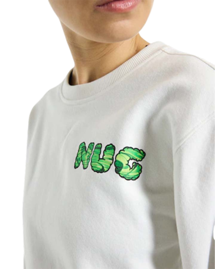 Burton 2011 Nug Crew - Stout White Hoodies & Sweatshirts - Trojan Wake Ski Snow