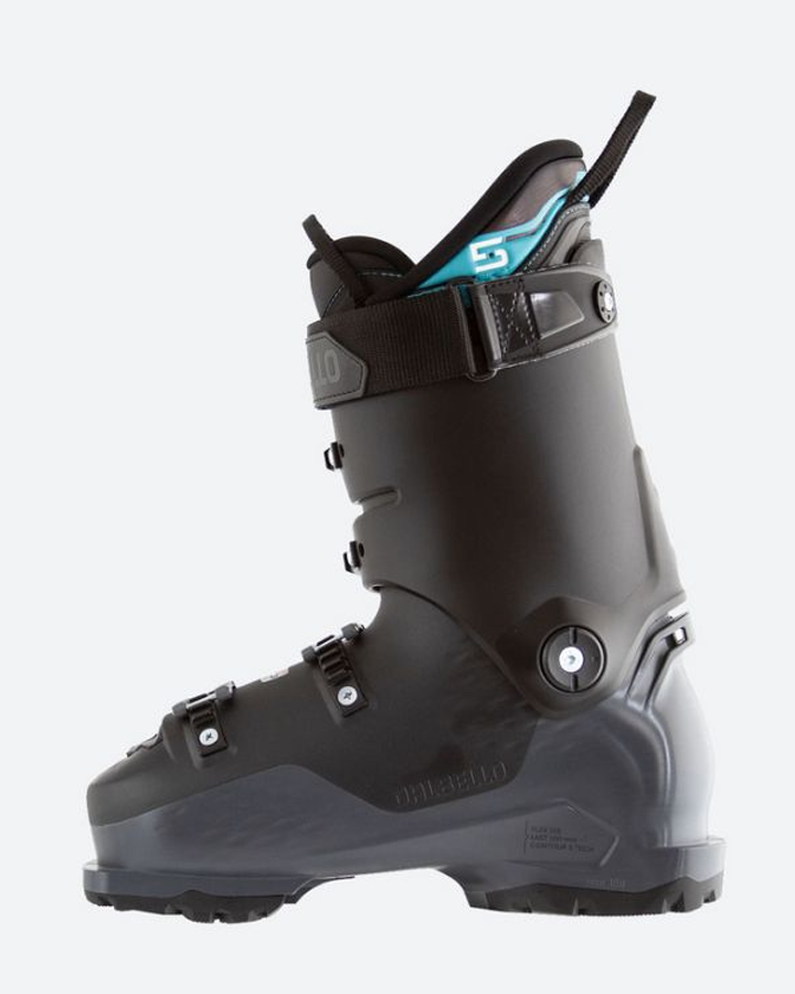 Dalbello Veloce 110 Grip Walk Ski Boot - Black / Grey Blue - 2022 Snow Ski Boots - Trojan Wake Ski Snow