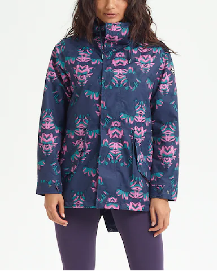 Burton Womens Sadie Rain Jacket - Dress Blue Stylus - 2020 (L) Snow Jackets - Trojan Wake Ski Snow