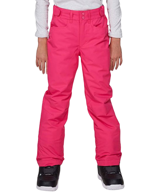 Roxy Backyard Girl Pant - Beetroot Pink Kids' Snow Pants - SnowSkiersWarehouse