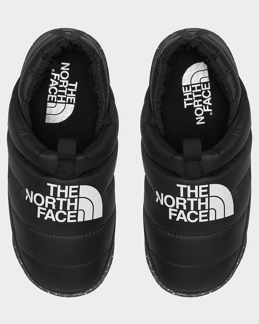 The North Face Women's Nuptse Mule - TNF Black / TNF White Apres Boots - Trojan Wake Ski Snow