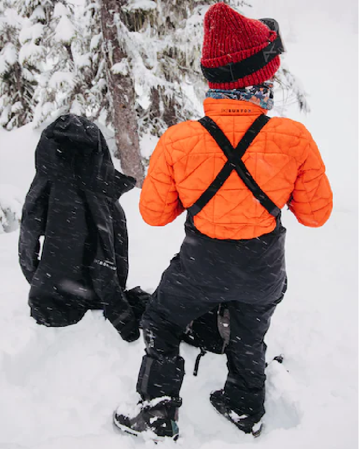 Burton Women's [ak]® Tusk Gore-Tex Pro 3L Hi-Top Bib - True Black - 2023 Snow Bibs - Trojan Wake Ski Snow