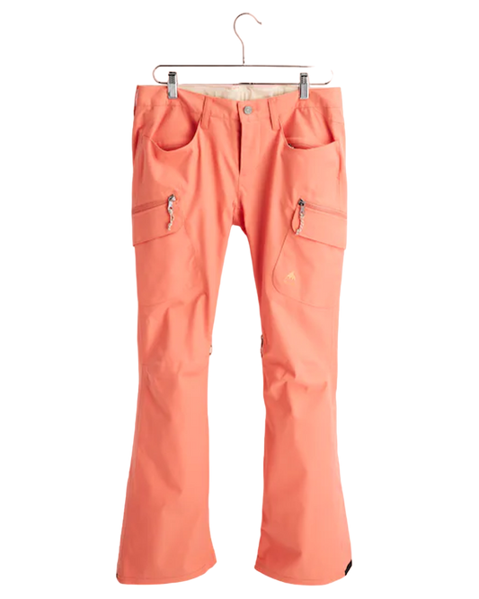 Burton Gloria Womens Insulated Pant - Persimmon - 2022 (L) Women's Snow Pants - Trojan Wake Ski Snow