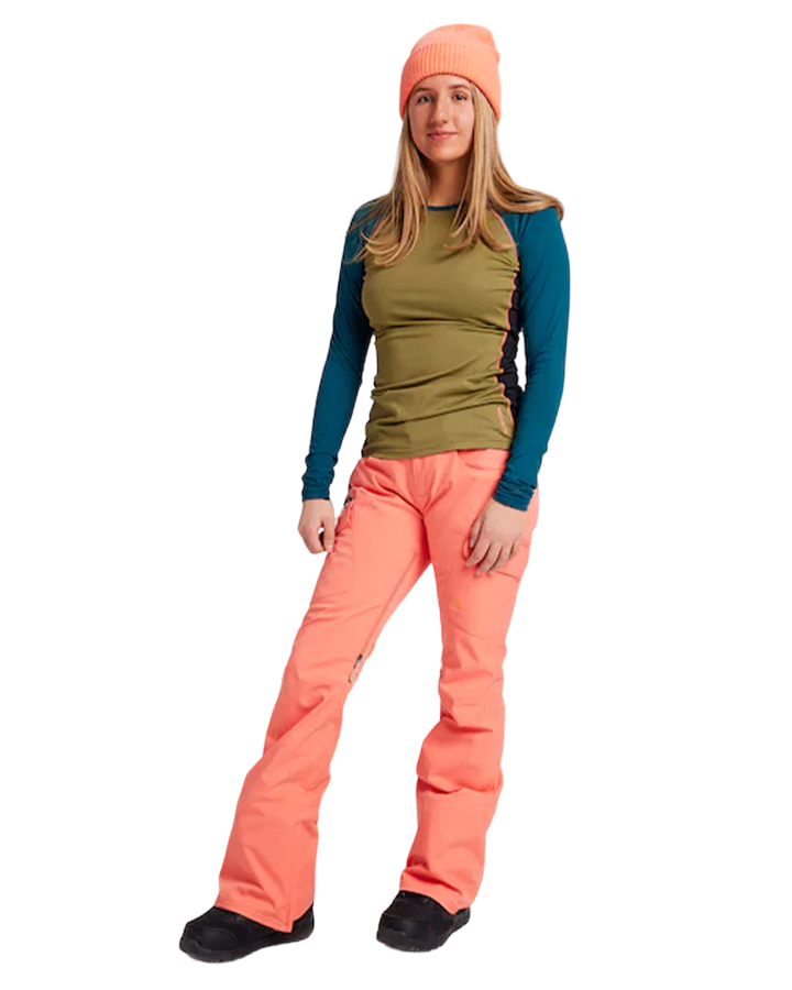 Burton Gloria Womens Insulated Pant - Persimmon - 2022 (L) Snow Pants - Trojan Wake Ski Snow