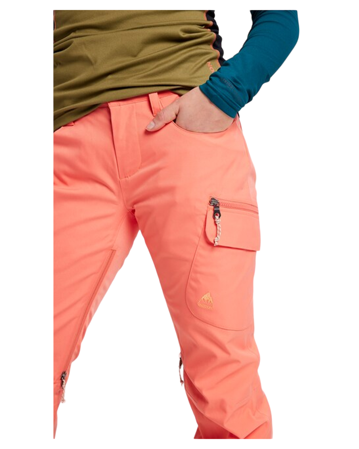 Burton Gloria Womens Insulated Pant - Persimmon - 2022 (L) Snow Pants - Trojan Wake Ski Snow