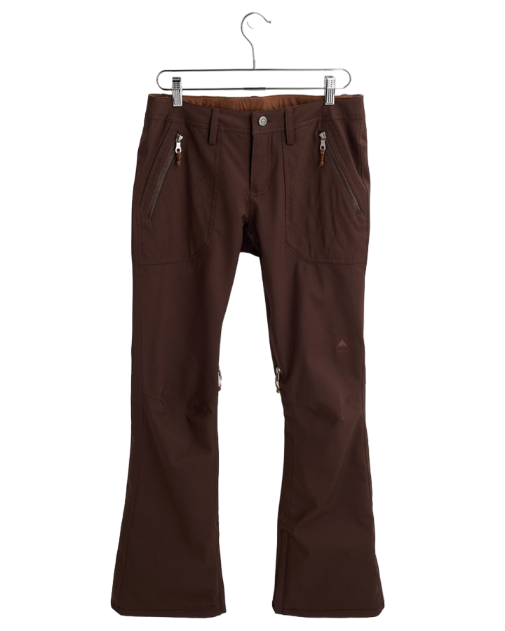 Burton Vida Womens Pant - Seal Brown - 2022 Snow Pants - Trojan Wake Ski Snow