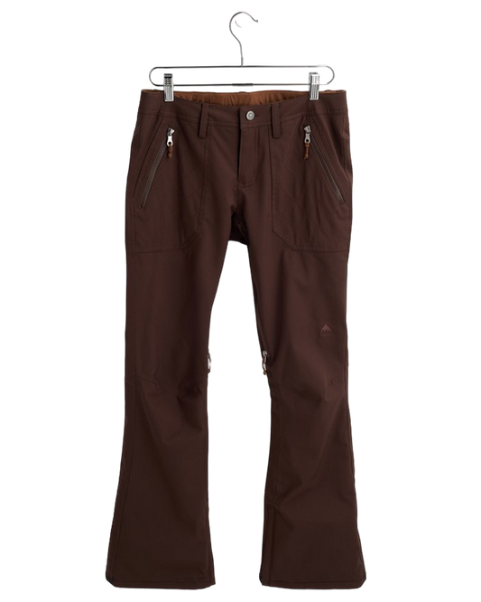 Burton Vida Womens Pant - Seal Brown - 2022 Snow Pants - Trojan Wake Ski Snow