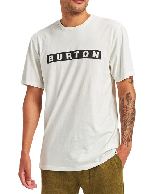 Burton Vault Short Sleeve T-Shirt - Stout White Shirts & Tops - Trojan Wake Ski Snow