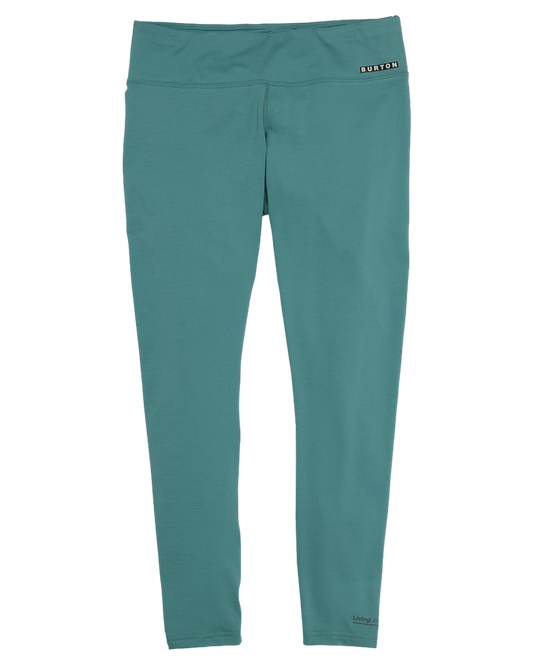 Burton Women's Lightweight X Base Layer Pants - Rock Lichen Women's Thermal Bottoms - Trojan Wake Ski Snow