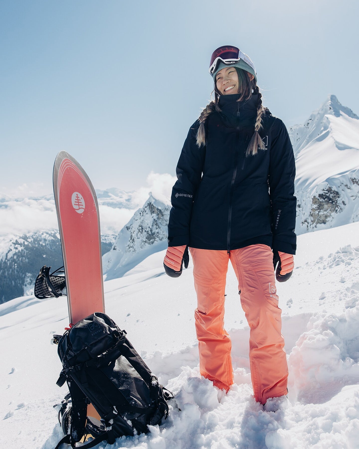 Burton pink snow pants shop