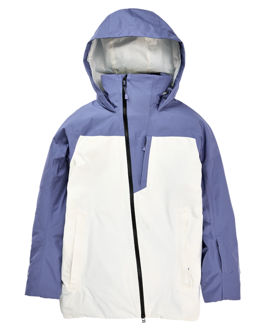 Burton Women's Pillowline Gore-Tex 2L Snow Jacket - Slate Blue/Stout White Snow Jackets - Trojan Wake Ski Snow