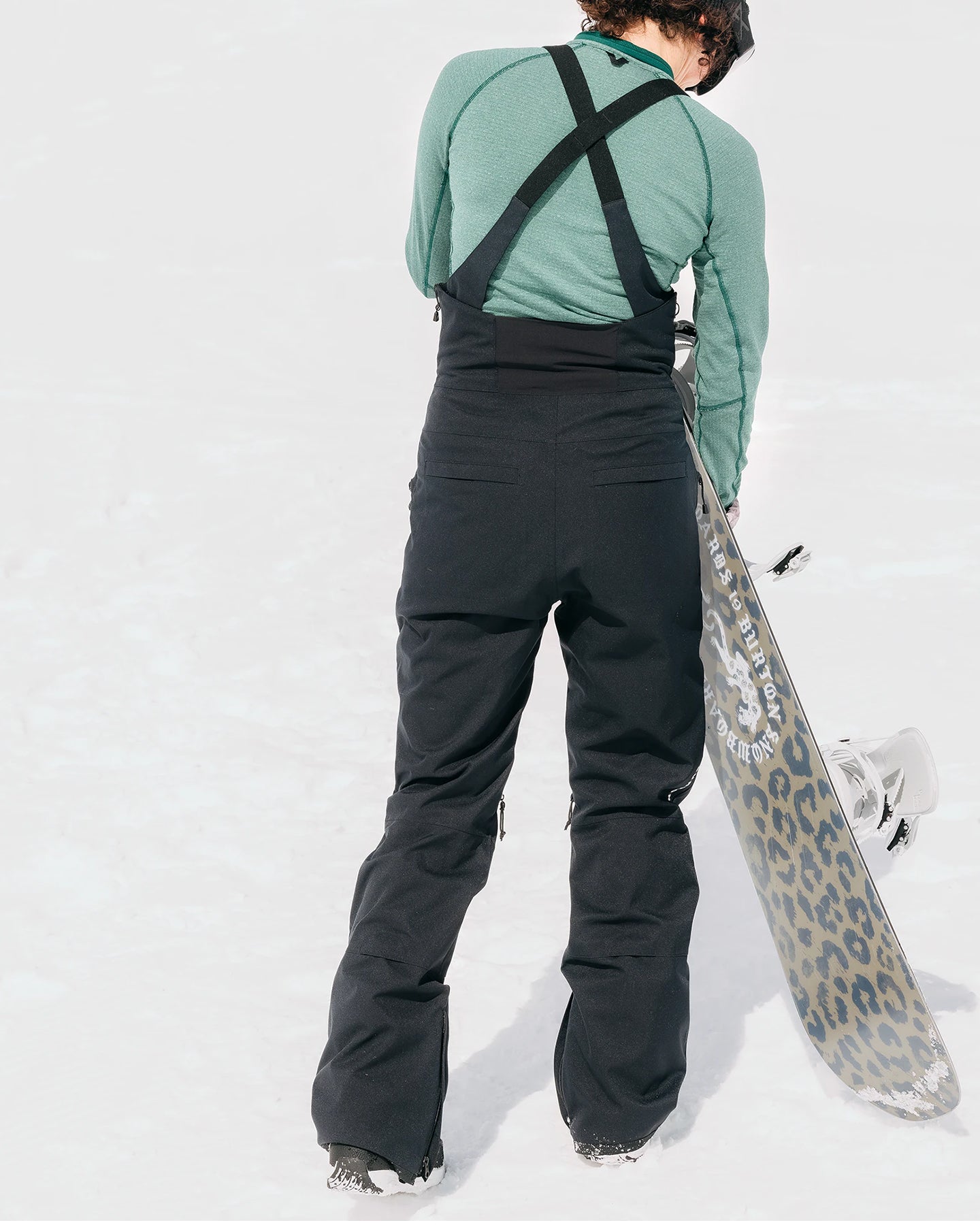 Burton Women's Reserve Stretch 2L Bib Snow Pants - True Black Snow Bibs - Trojan Wake Ski Snow