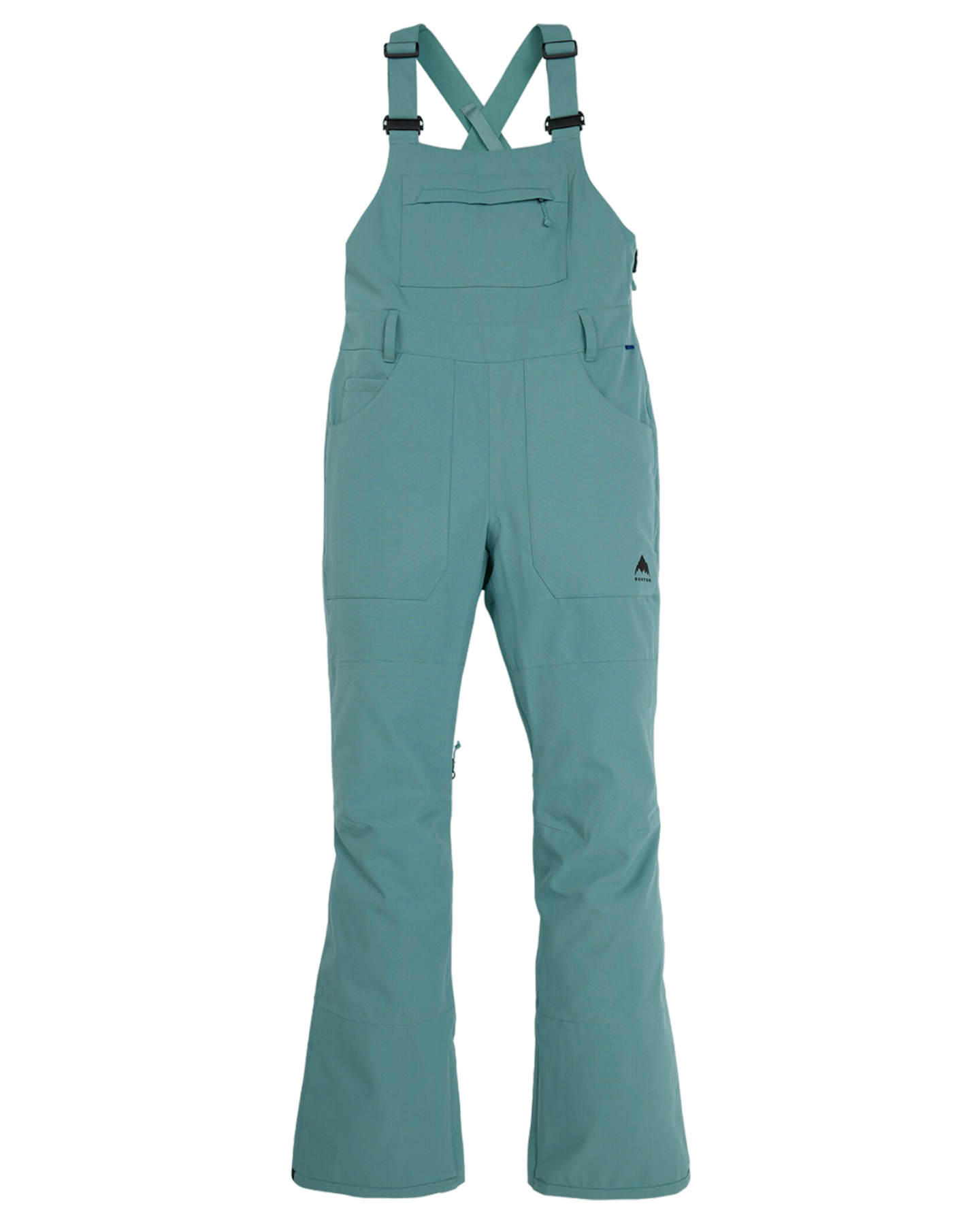 Burton Women's Avalon Stretch 2L Bib Snow Pants - Rock Lichen Snow Bibs - Trojan Wake Ski Snow