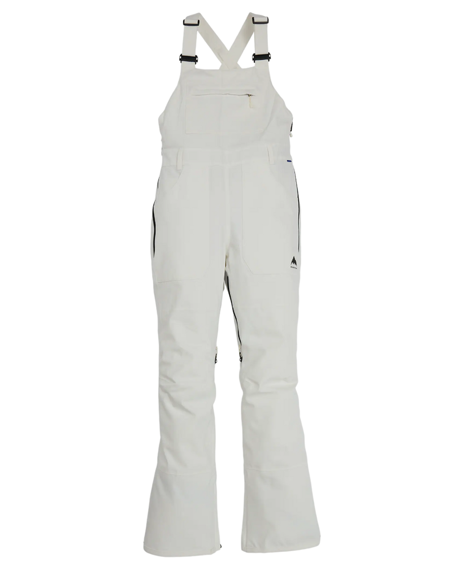 Burton Women's Avalon Stretch 2L Bib Snow Pants - Stout White