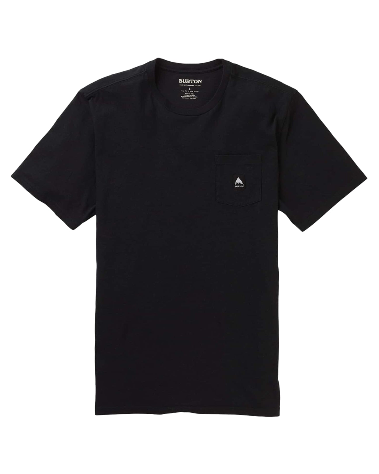 Burton Colfax Short Sleeve T-Shirt - True Black Shirts & Tops - Trojan Wake Ski Snow