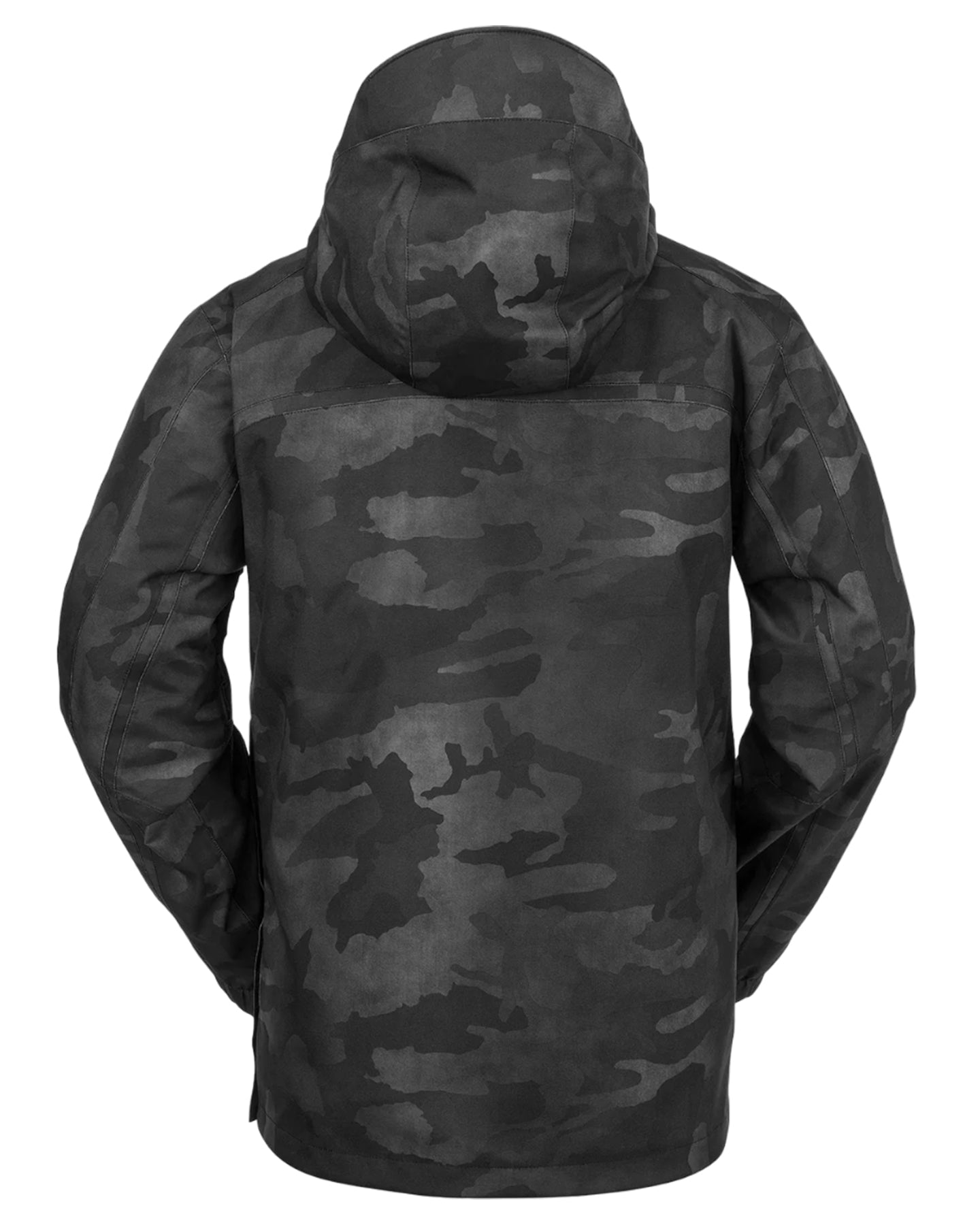 Volcom Brighton Pullover - Black Camo Snow Jackets - Trojan Wake Ski Snow