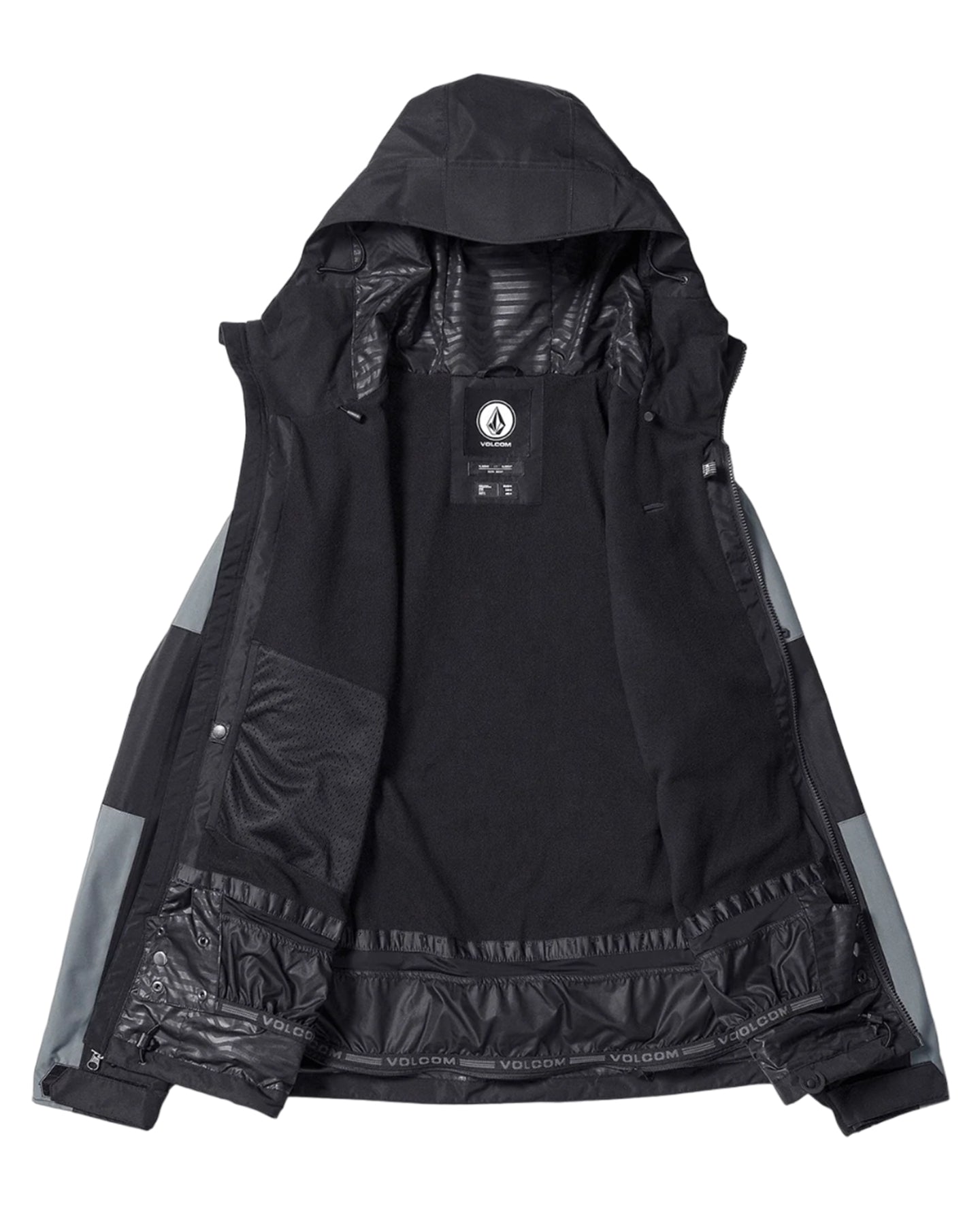 Volcom Nightbreaker Jacket - Black Snow Jackets - Trojan Wake Ski Snow