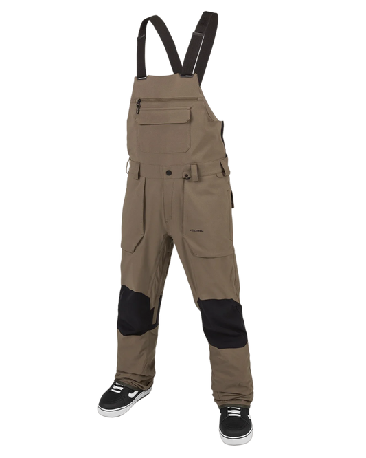 Volcom Roan Bib Overall - Teak Men's Snow Bibs - Trojan Wake Ski Snow