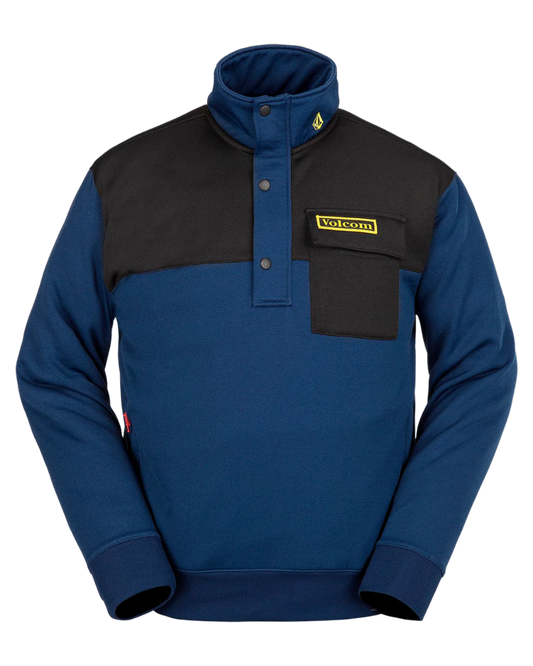 Volcom She 2 P/O Fleece - Navy Men's Fleece - Trojan Wake Ski Snow
