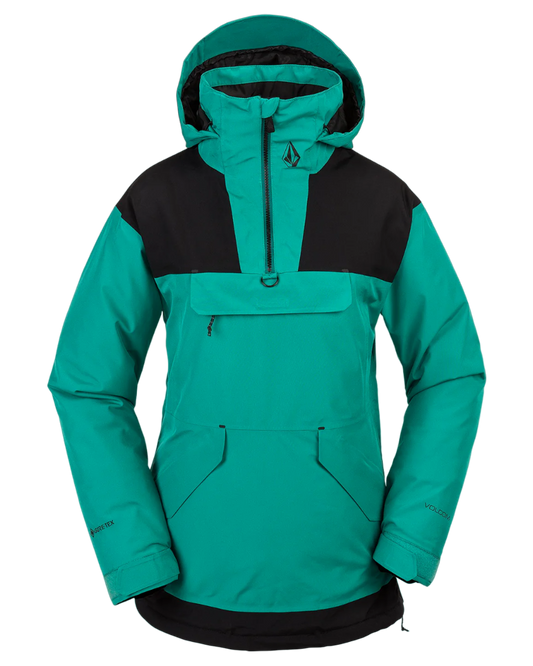 Volcom Fern Ins Gore Pullover - Vibrant Green Snow Jackets - Trojan Wake Ski Snow