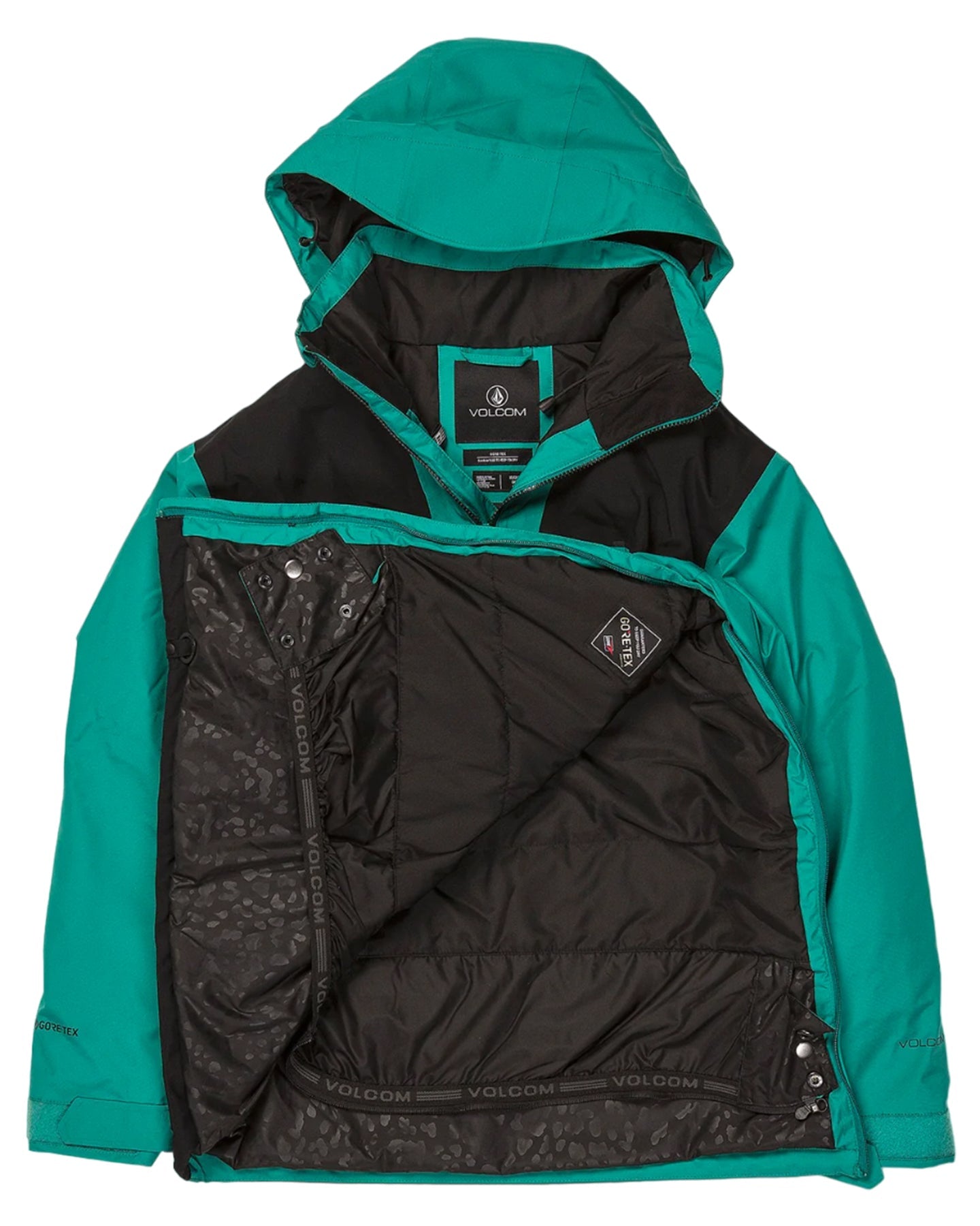 Volcom Fern Ins Gore Pullover - Vibrant Green Snow Jackets - Trojan Wake Ski Snow