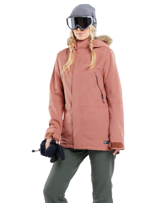 Volcom Shadow Ins Jacket - Earth Pink Snow Jackets - Trojan Wake Ski Snow