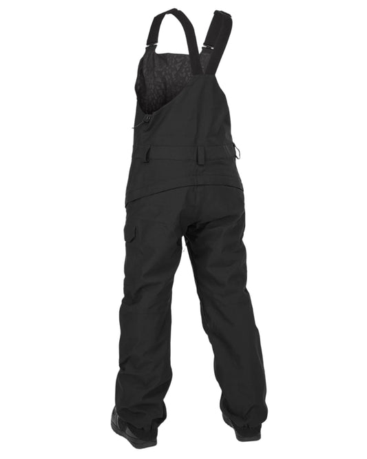 Volcom Creston 3Dstretch Bib Overall - Black Women's Snow Bibs - Trojan Wake Ski Snow