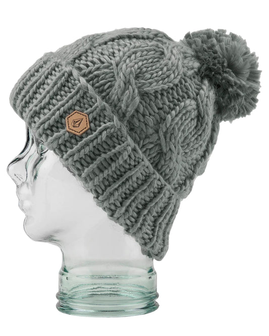 Volcom Hand Knit Beanie - Storm Grey Beanies - Trojan Wake Ski Snow